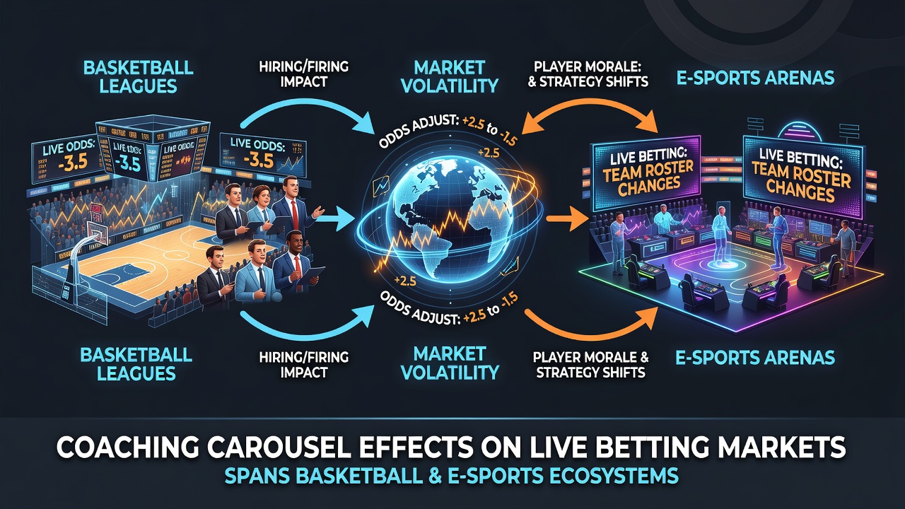 Live-Betting-Märkte und Coaching-Dynamiken in Basketball und E-Sports