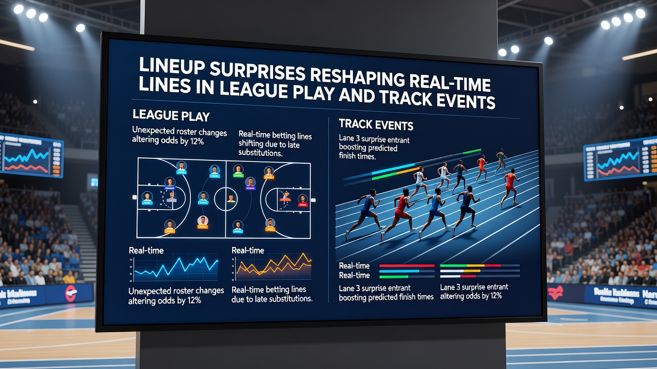 Visualisierung von Echtzeit-Quotenbewegungen durch Aufstellungsänderungen in League Play und Track Events