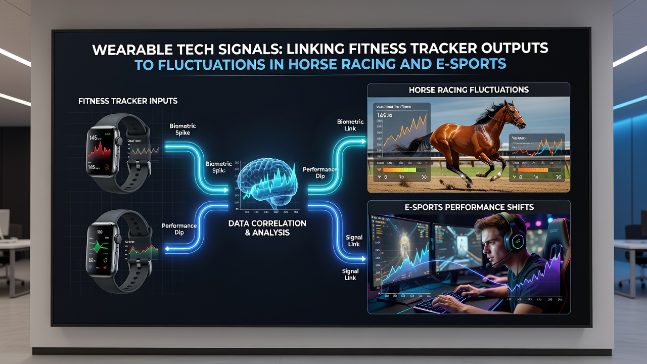 E-Sports-Wettmärkte und Wearable-Datenströme während Turnierphasen